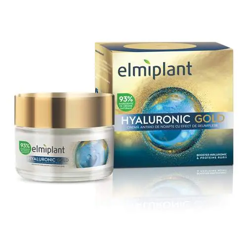 Ieftin ELMIPLANT HYALURONIC GOLD CREMA DE NOAPTE 50ML