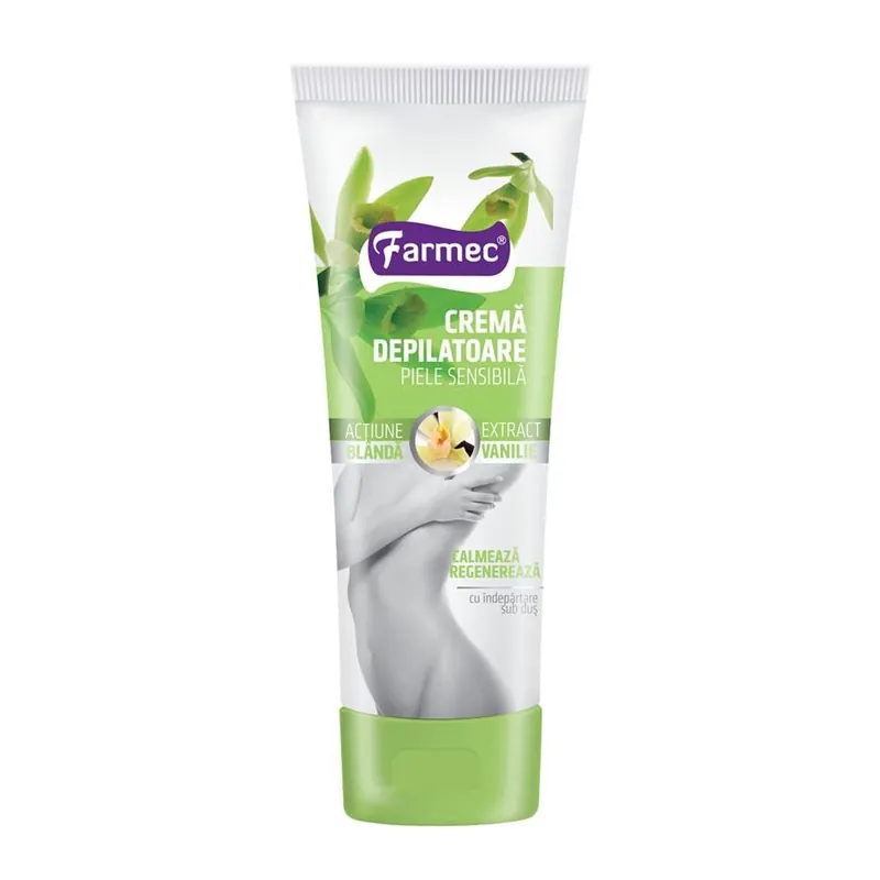 FARMEC CREMA DEPILATOARE PENTRU PIELE SENSIBILA CU VANILIE 150ML Calitate înaltă