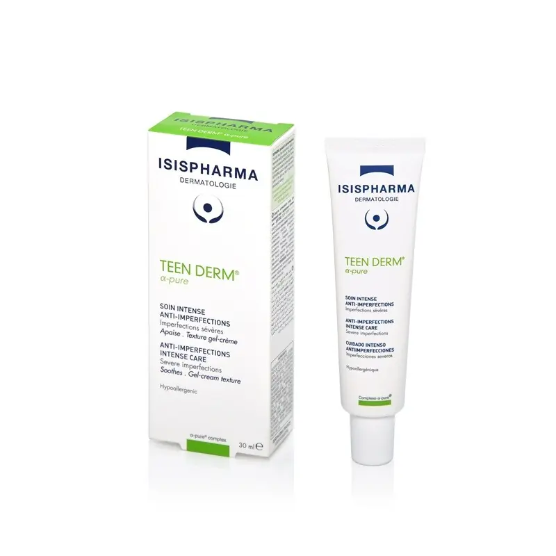 ISISPHARMA TEEN DERM ALPHA PURE GEL CREMA 30ML Cel mai vândut