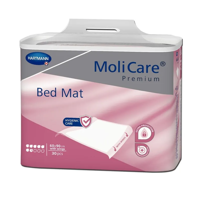 Ofertă de sezon HARTMANN MOLICARE PREMIUM BED MAT 7 PICATURI 60X90CM X 30BUC WINGS