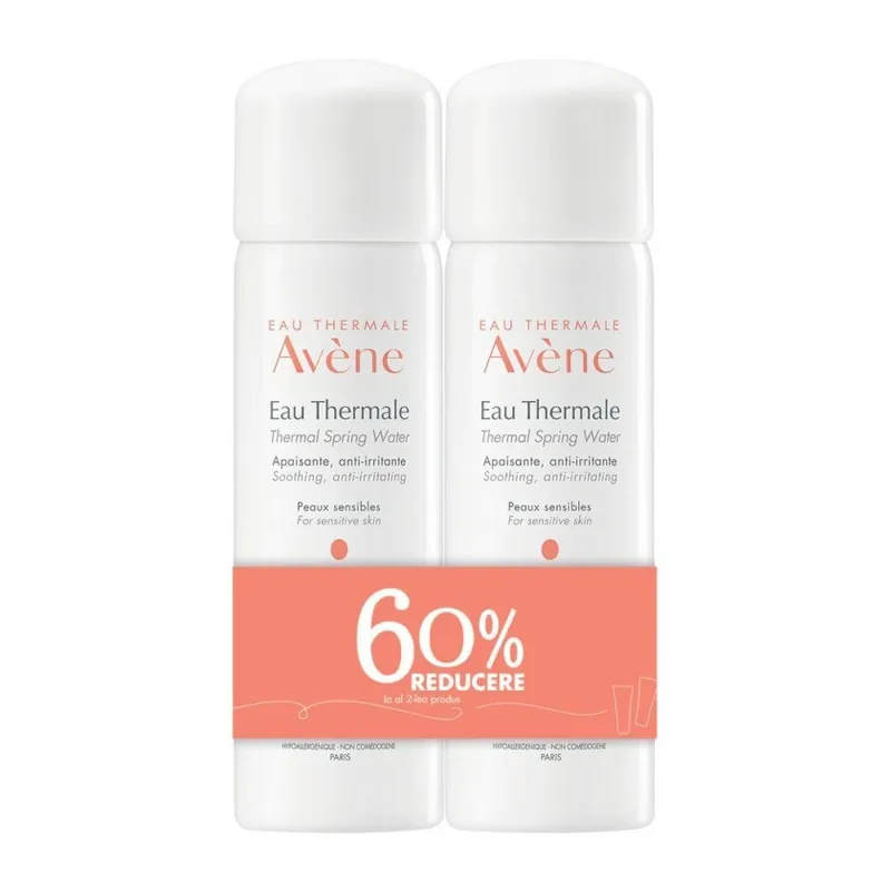 Ofertă specială AVENE APA TERMALA SPRAY X 50ML 1+1 (60% REDUCERE)