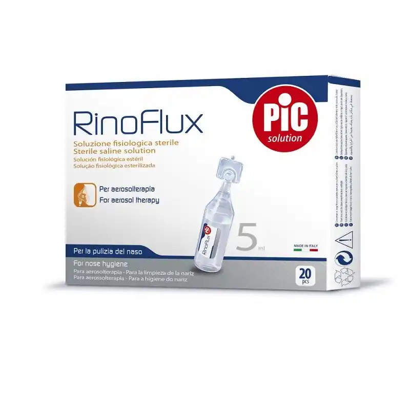 Cumpără acum PIC SOLUTION SER FIZIOLOGIC RINOFLUX STERIL NACL 0.9% 20FIOLE X 5ML