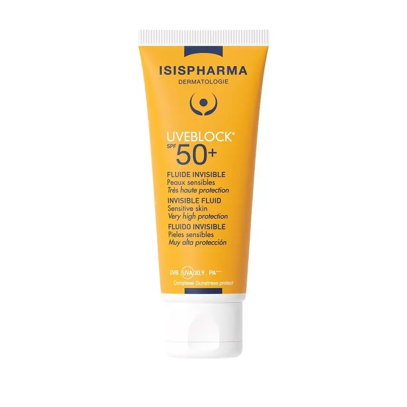 ISISPHARMA UVEBLOCK 50+ INVISIBLE FLUID TUB 40 ML Discount