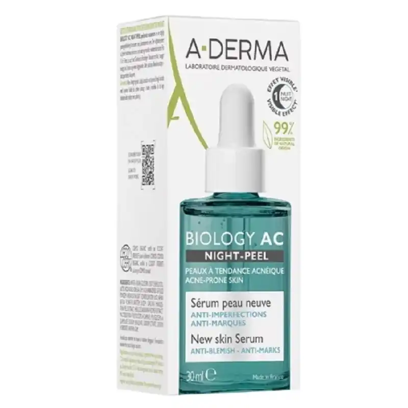 ADERMA BIOLOGY AC SERUM PEELING DE NOAPTE 30ML Plată securizată