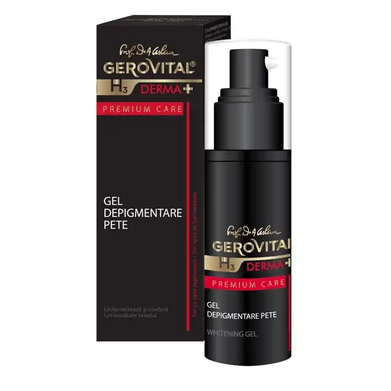 GEROVITAL H3 DERMA+ PREMIUM CARE GEL DEPIGMENTARE PETE 30ML Ofertă limitată