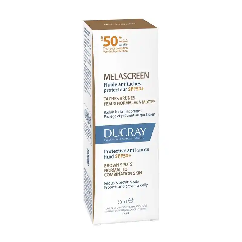 Preț mic DUCRAY MELASCREEN FLUID PROTECTOR ANTI-PETE SPF50+ 50ML