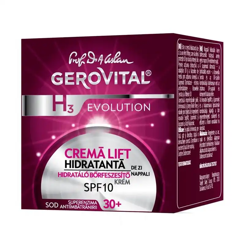 GEROVITAL H3 EVOLUTION CREMA LIFT HIDRATANTA SPF15 50ML Ieftin