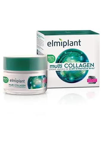 Expediere rapidă ELMIPLANT MULTI COLLAGEN CREMA DE ZI SPF10 50ML