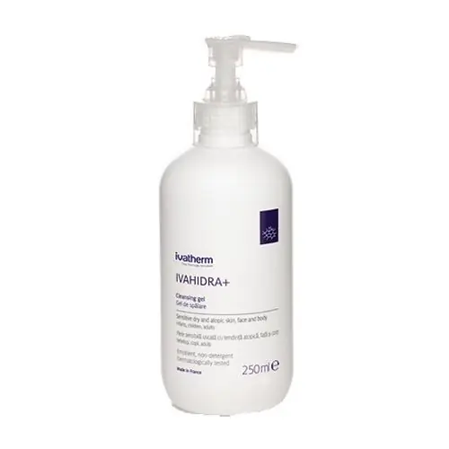IVATHERM IVAHIDRA+ GEL SPUMANT PIELE SENSIBILA USCATA CU TENDINTA ATOPICA 250ML Mai ieftin