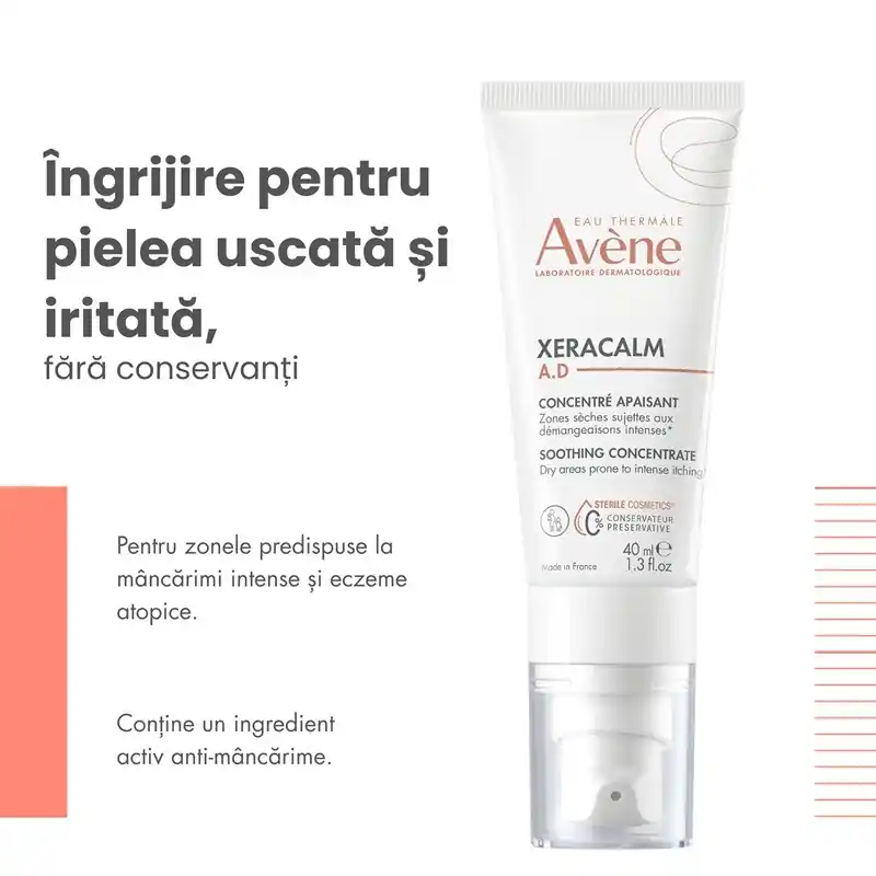 AVENE XERACALM CONCENTRAT 40ML Lichidare de stoc