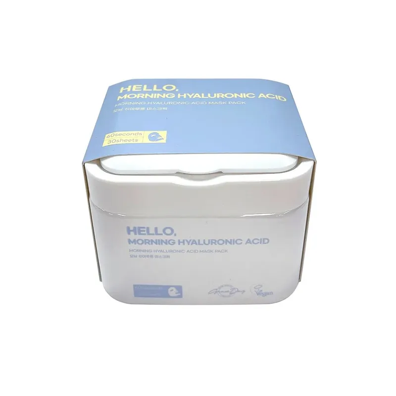 MORNING HYALURONIC ACID MASK PACK - Set 30 Masti Cu Acid Hialuronic Pentru Hidratare Reducere de preț