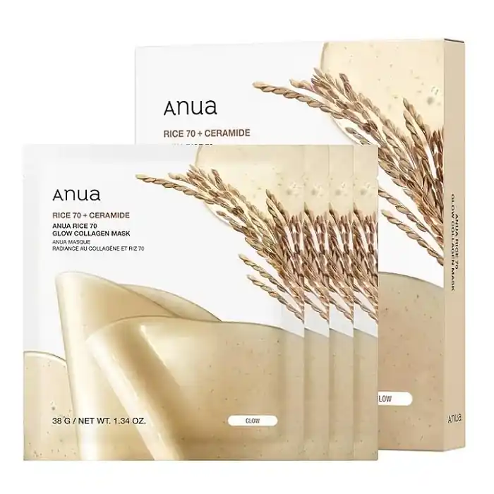 RICE 70 GLOW COLLAGEN MASK - Set Masti Pentru Iluminare Livrare rapidă