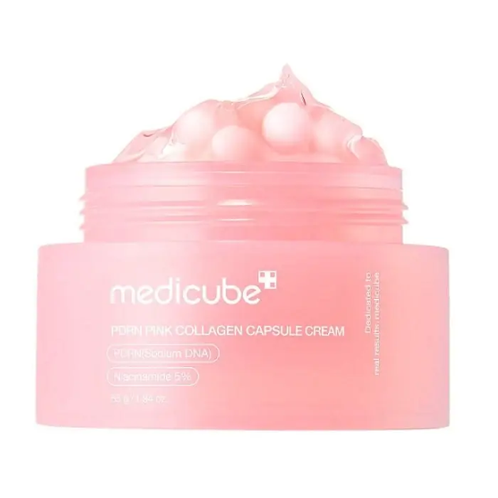 PDRN PINK CAPSULE CREAM - Crema De Fata Regeneranta Cu Capsule PDRN Retur ușor