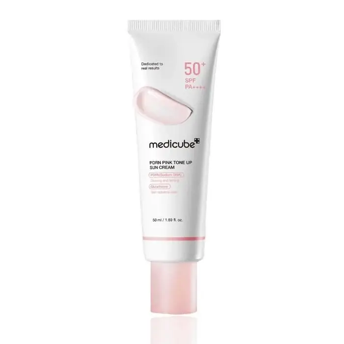 PDRN PINK TONE UP SUN CREAM - Crema De Protectie Solara Cu Efect Tone-Up Roz Si PDRN Super ofertă