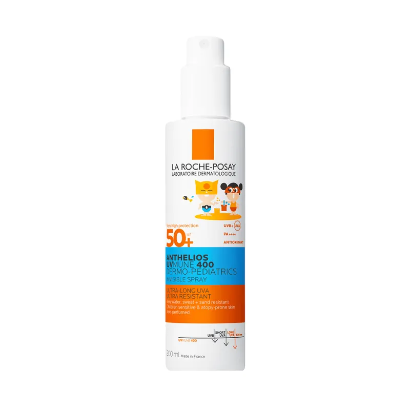 Reducere de preț Spray protectie solara Anthelios Dermo-Pediatrics, SPF50+, 200ml, La Roche-Posay