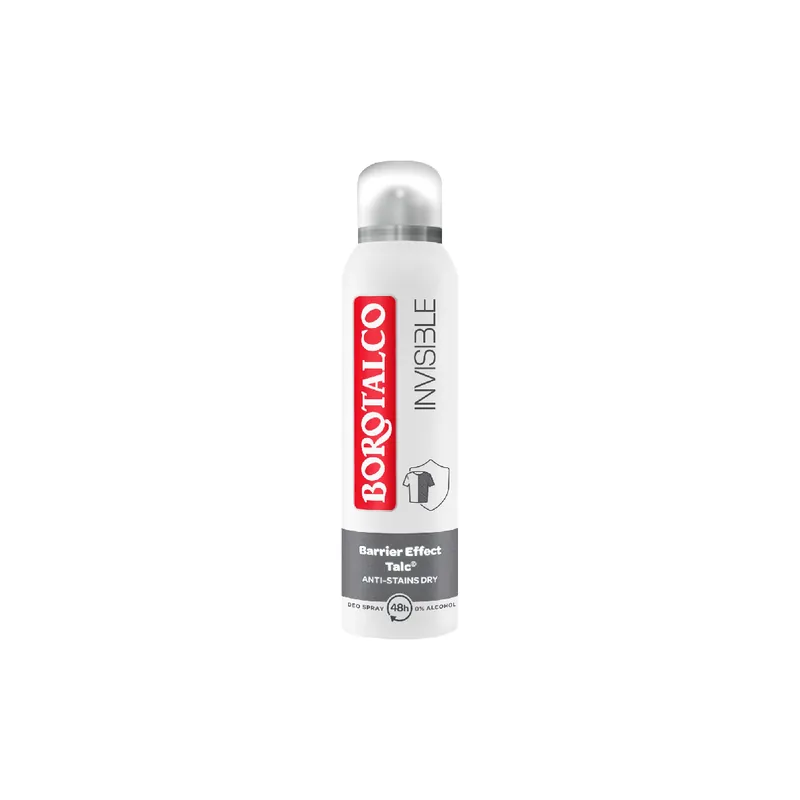 Deodorant spray antiperspirant Invisible Dry, 150 ml, Borotalco Lichidare de stoc