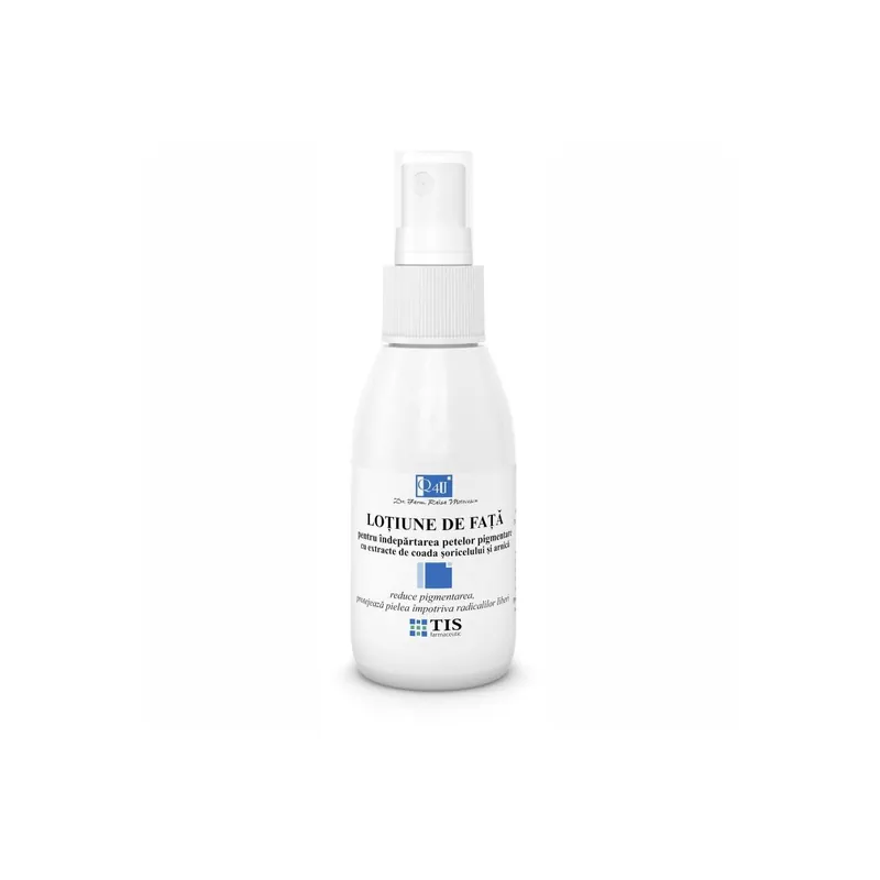 Lotiune de fata contra petelor Q4U, 50 ml, Tis Farmaceutic Preferatul clienților