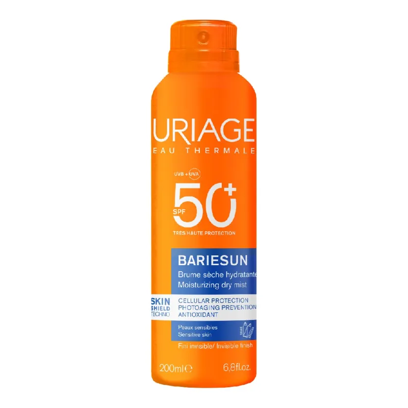 Doar azi Spray uscat protectie solara SPF50 Bariesun, 200 ml, Uriage