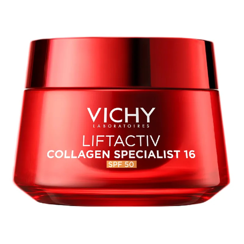 Crema antirid de zi cu SPF 50 Liftactiv Collagen Specialist 16, 50 ml, Vichy Super ofertă