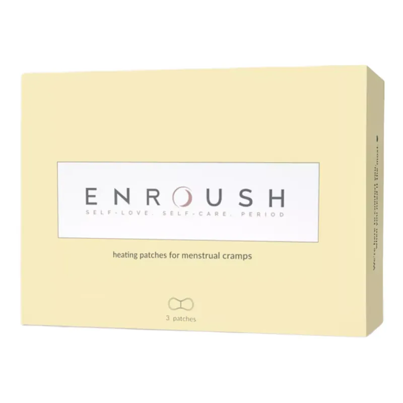 Plasturi menstruali termici, 3 bucati, Enroush Doar azi