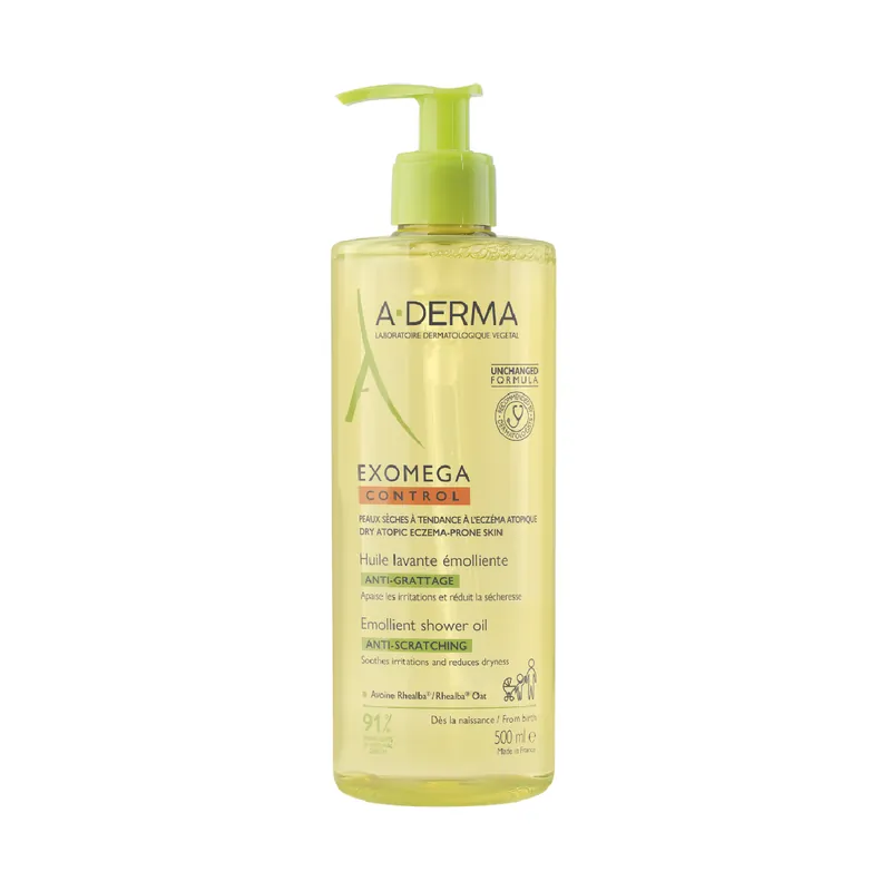 Ulei de dus Exomega Control, 500 ml, A-Derma Reducere