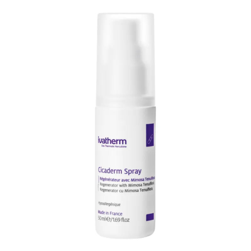 Spray-crema reparatoare si cicatrizanta Cicaderm, 50ml, Ivatherm Plată sigură