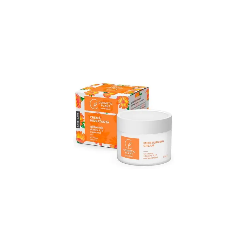 Cosmetic Plant Crema hidratanta cu galbenele si vitaminele A, E, 50ml Premium