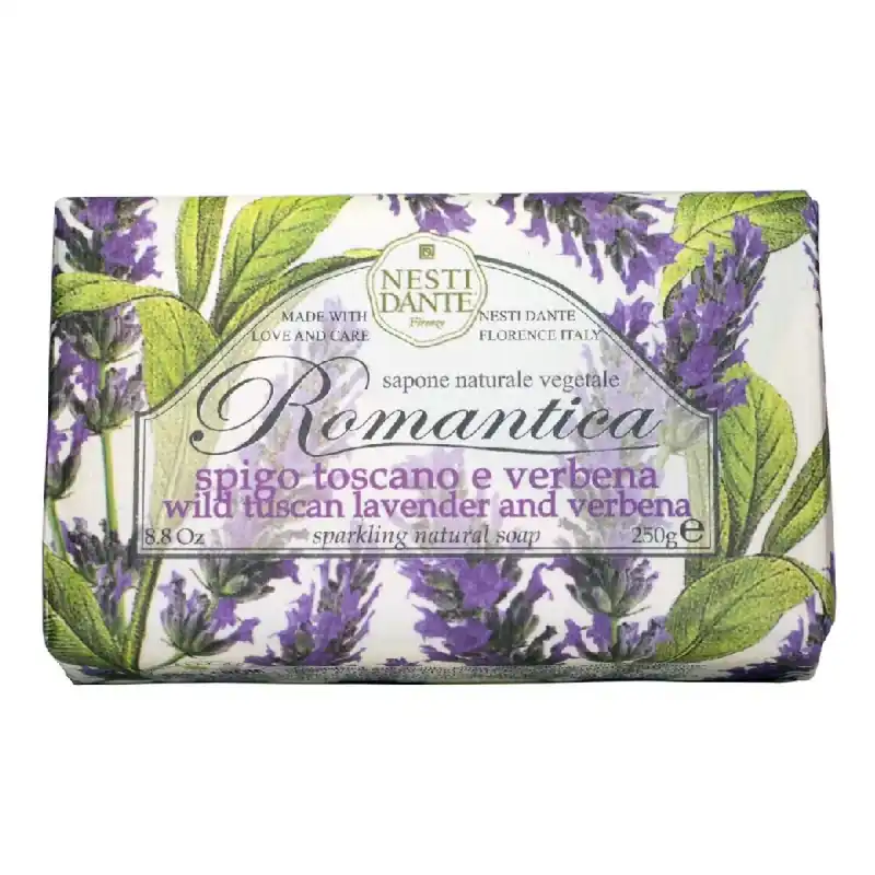 Preț redus Sapun vegetal Romantica Lavanda&Verbina, 250 g, Nesti Dante