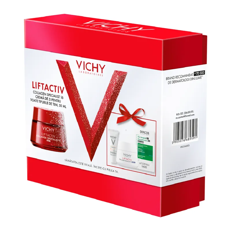Trusa Crema de zi Liftactiv Collagen Specialist 16, 50 ml, Vichy Ieftin