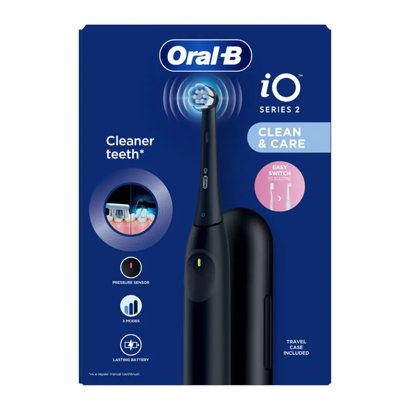 Plată sigură Periuta de dinti electrica neagra iO2, Oral-B