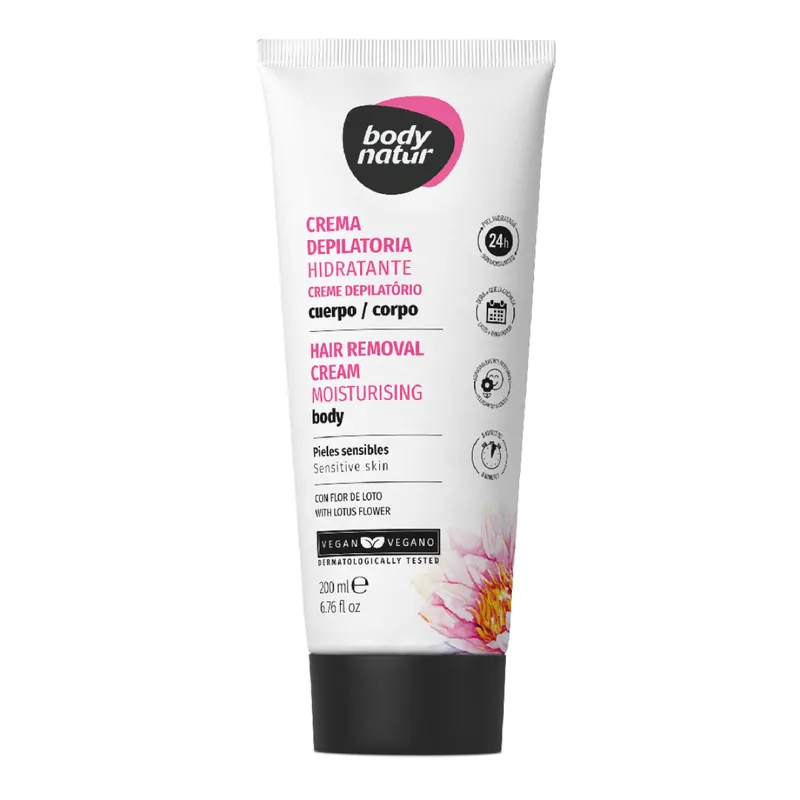 Retur gratuit Crema depilatoare pentru piele sensibila, 200 ml, Body Natur