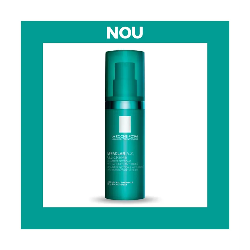 Gel-crema cu eficacitate dubla asupra imperfectiunilor si semnelor de imbatranire Effaclar A.Z., 40ml, La Roche-Posay Ofertă