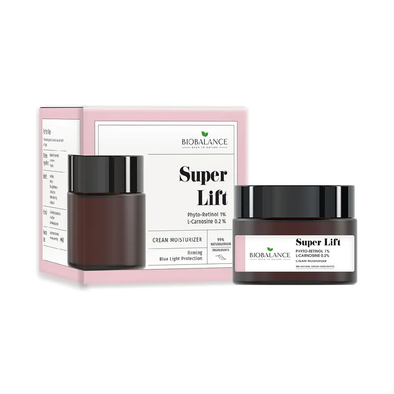 Promoție Crema lifting cu Fito-Retinol 1% + L-Carnosina 0.2 % Super Lift, 50 ml, Bio Balance
