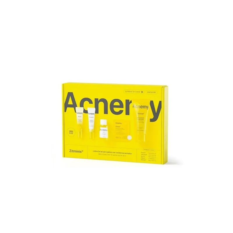 Promoție Pachet pentru rutina completa a tenului acneic Zitminis, Acnemy