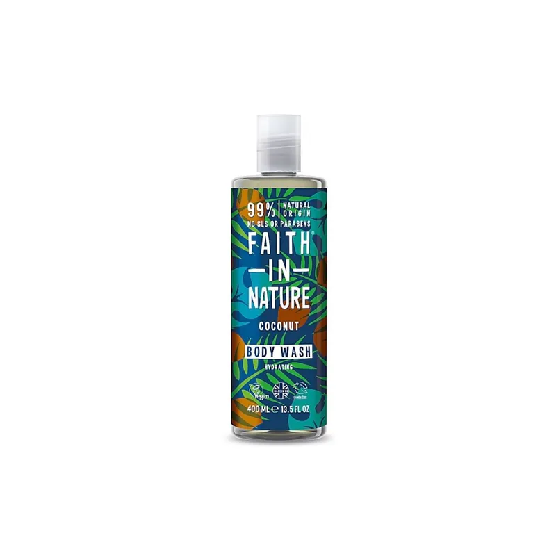 Reducere Faith in Nature Gel de dus natural, hidratant cu cocos, 400 ml