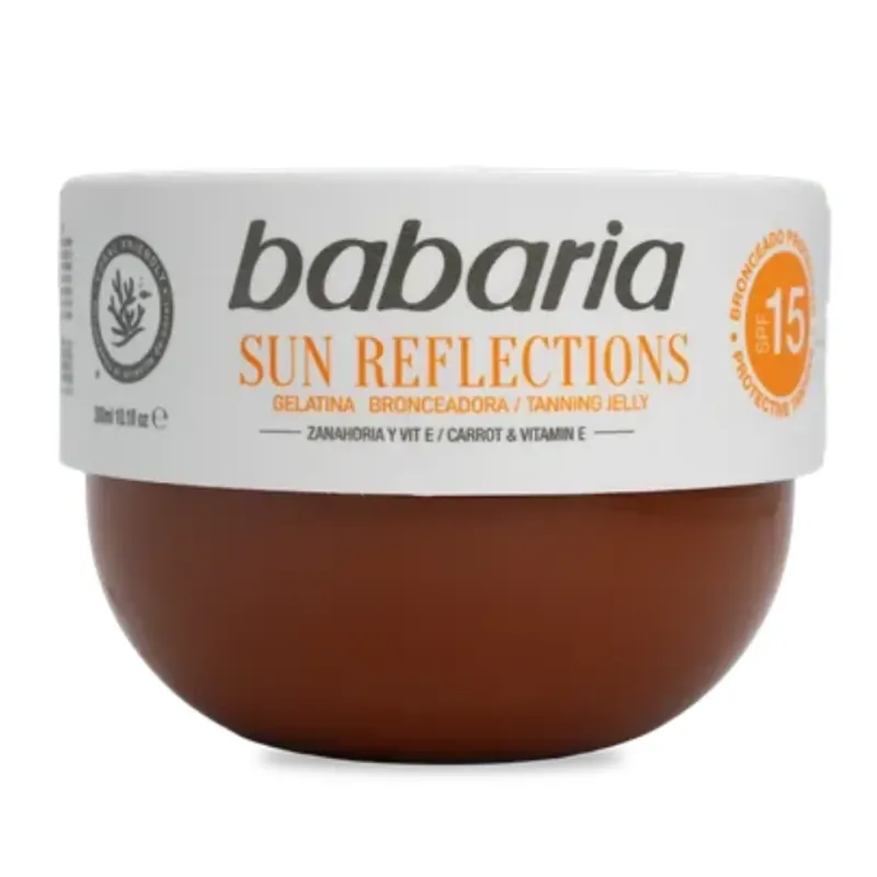 Gel pentru accelerarea bronzului cu SPF15 Sun Reflections, 300 ml, Babaria Ultima șansă