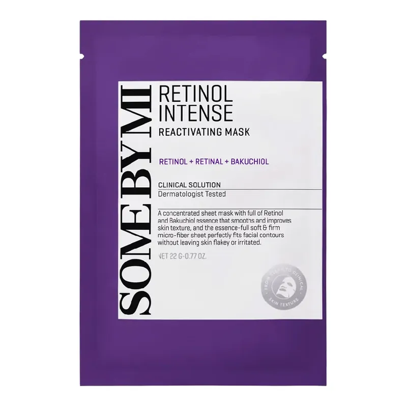Reducere extra Masca de fata Retinol Intense Reactivating Mask, 22g, Some By Mi