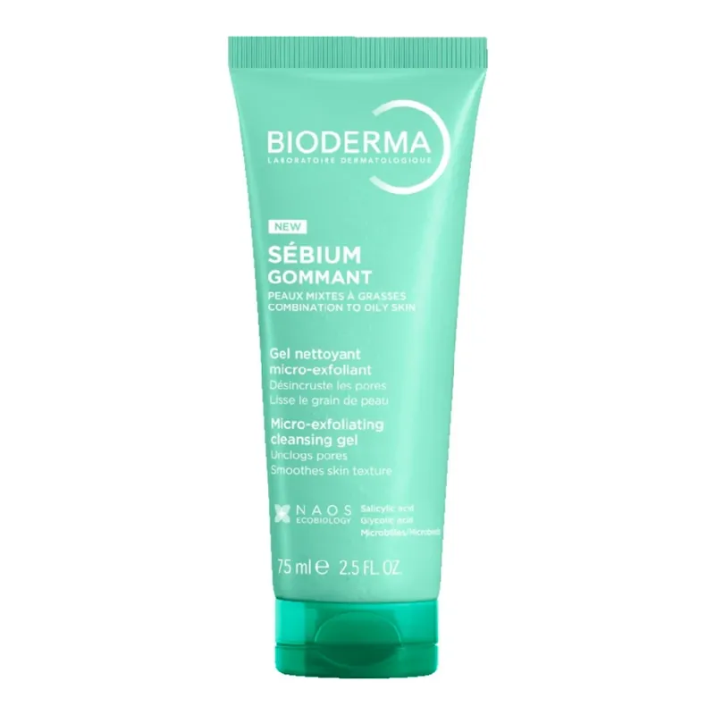Reducere de preț Gel exfoliant Sebium, 75 ml, Bioderma