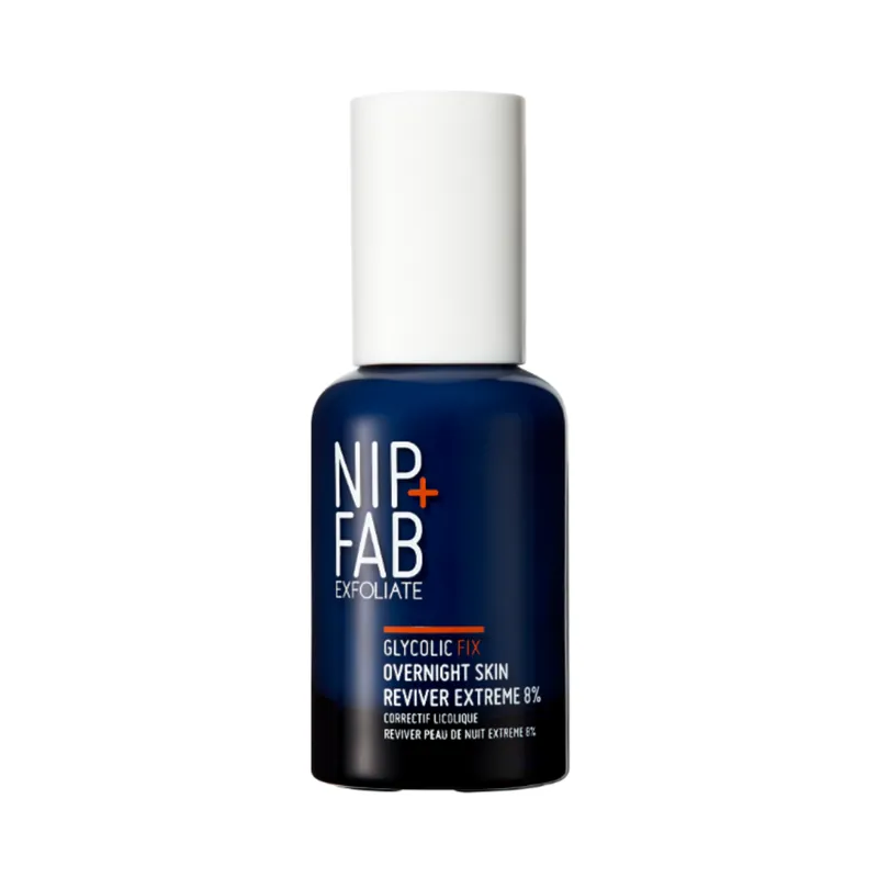 Serum de fata exfoliant 8% Glycolic Fix, 45 ml, NIP+FAB Retur gratuit
