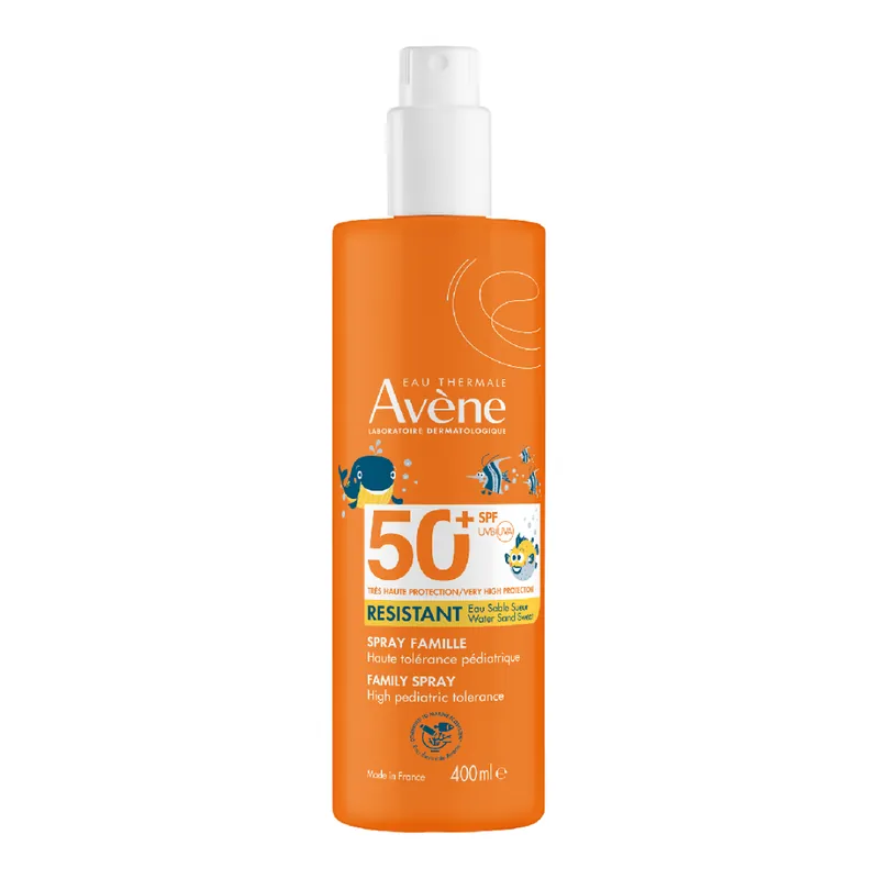 Cumpărături sigure Spray cu protectie solara pentru copii SPF 50+, 400 ml, Avene