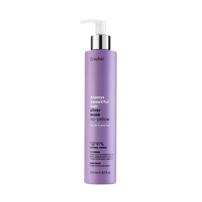 Reducere extra Masca pentru neutralizarea tonurilor galbene No-Yellow 250ml, Erayba