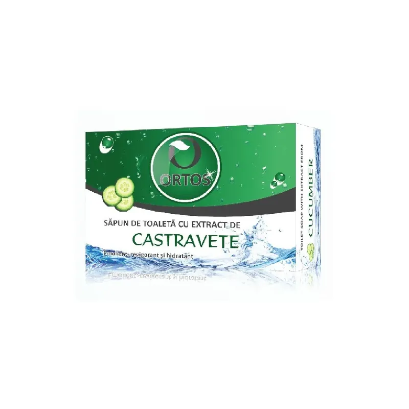 Ofertă de sezon Sapun cu extract de castravete, 100 g, Ortos