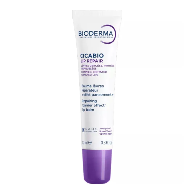 Balsam de buze reparator Cicabio, 10ml, Bioderma Livrare rapidă