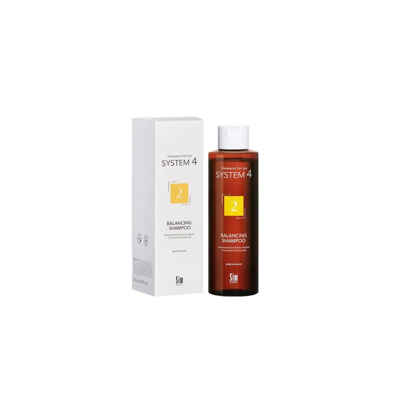 Lichidare de stoc Sampon echilibrant 2 pentru scalpul si parul uscat cu matreata System 4, 250ml, Sim Sensitive