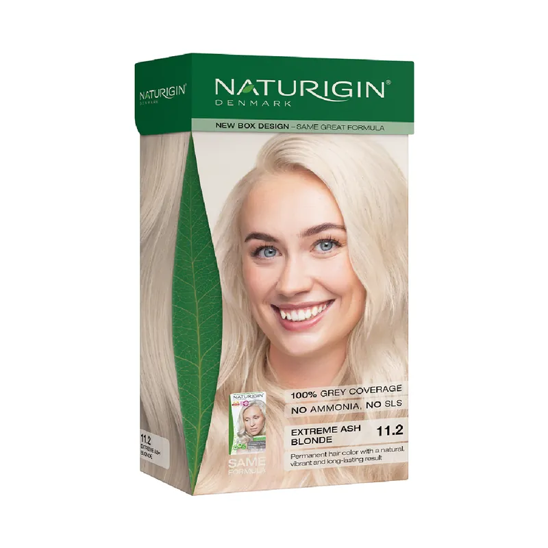 Vopsea pentru par nuanta 11.2 Ash Blonde, 115ml, Naturigin Premium
