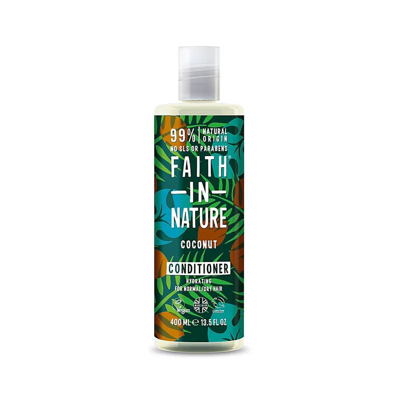 Faith in Nature Balsam natural hidratant cu cocos, 400 ml Super ofertă