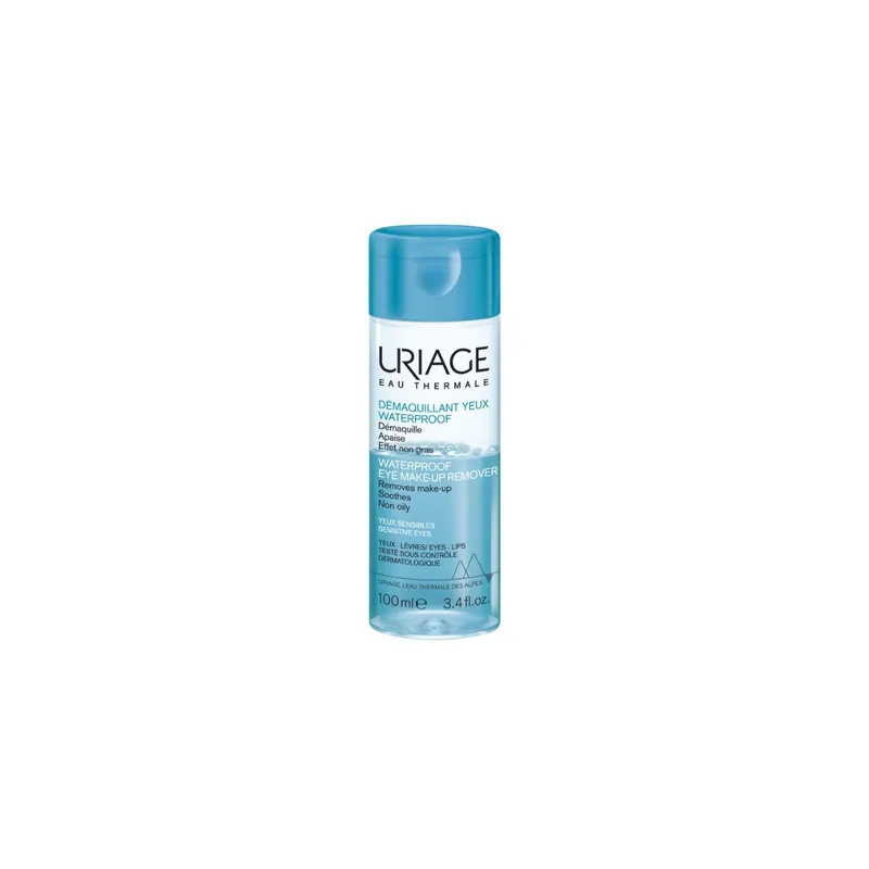 Demachiant de ochi pentru machiaj rezistent la apa, 100 ml, Uriage Ofertă