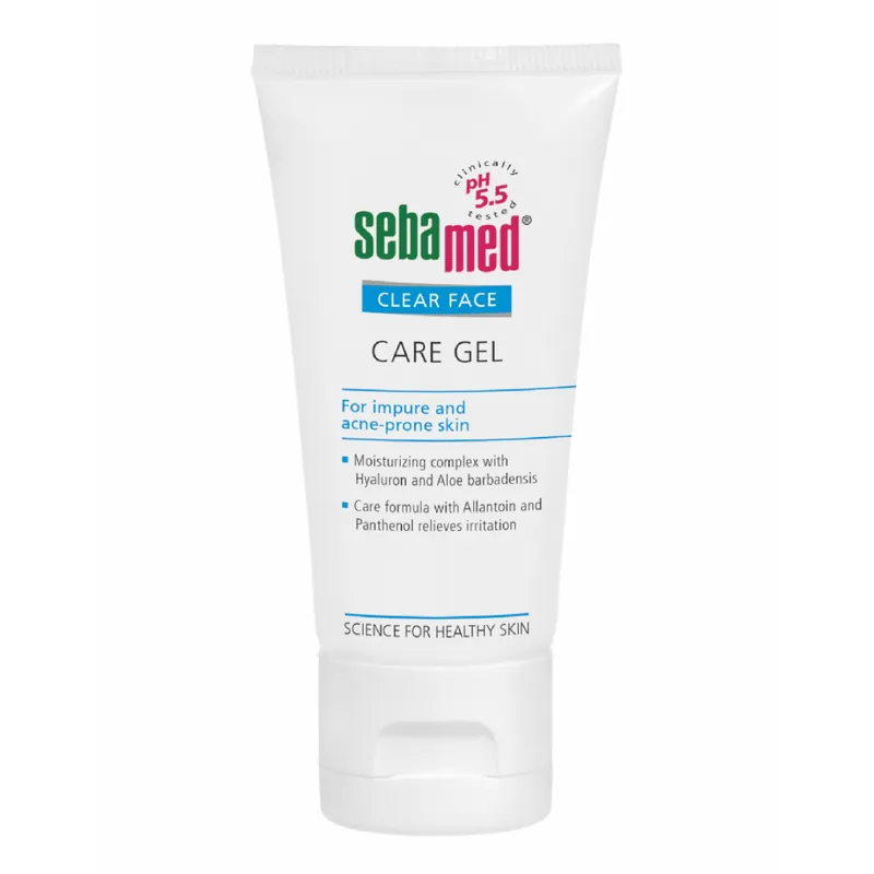 Noutate Gel dermatologic antiacneic pentru ingrijirea tenului Clear Face, 50 ml, Sebamed