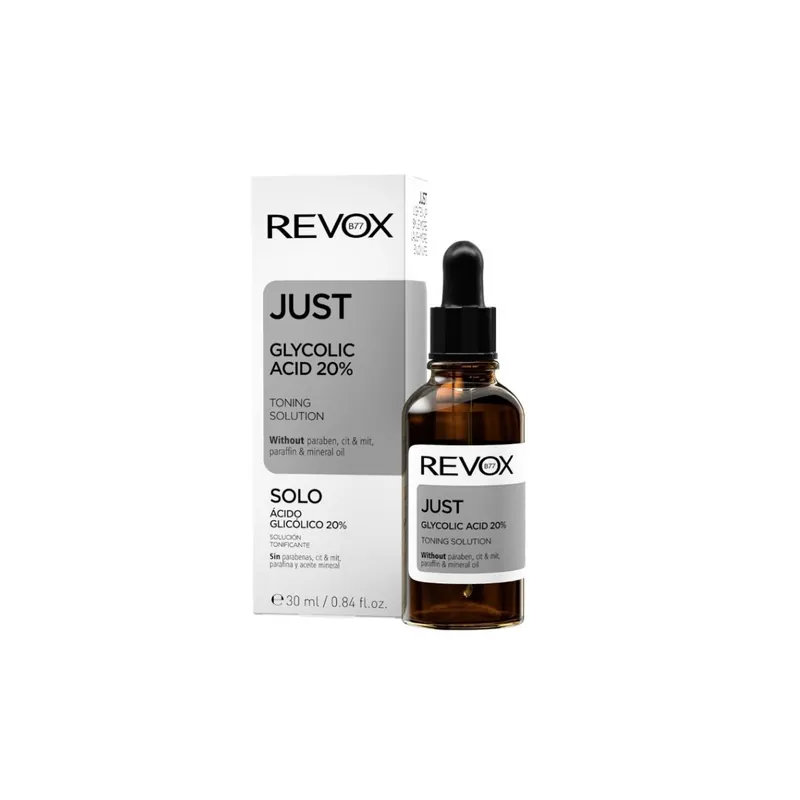 Livrare expres Solutie tonifianta cu 20% acid glicolic, 30 ml, Revox