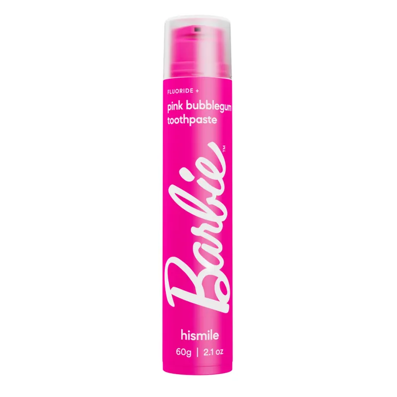 Promoție Pasta de dinti Barbie Pink Bubble Gum, 60 g, Hismile
